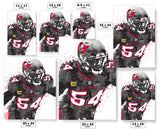 Lavonte David Tampa Bay Bucs Football Art Poster