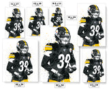 Minkah Fitzpatrick Pittsburgh Steelers Football Art Poster