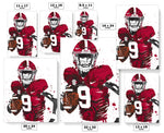 Bryce Young Alabama Crimson Tide NCAA College Art Poster