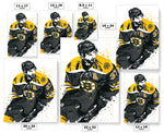 Patrice Bergeron Boston Bruins Hockey Art Poster