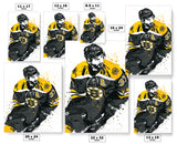 Patrice Bergeron Boston Bruins Hockey Art Poster