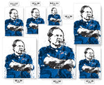 Bill Belichick New England Patriots Football Art Poster