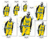 Draymond Green Golden State Warriors Basketball Art Poster