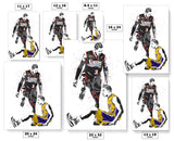 Allen Iverson Step Over Philadelphia 76ers Basketball Art Poster