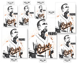 Cal Ripken Jr Baltimore Orioles Baseball Art Poster