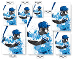 Bo Jackson Kansas City Royals Baseball Art Poster