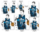 Luka Doncic Dallas Mavericks Basketball Art Poster