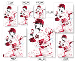 Chase Utley Philadelphia Phillies Baseball Art Poster