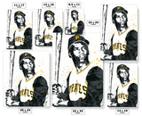 Roberto Clemente Pittsburgh Pirates Baseball Art Poster