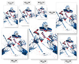 Henrik Lundqvist New York Rangers Hockey Art Poster