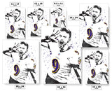 Justin Tucker Baltimore Ravens Football Art Poster