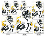 Ben Roethlisberger Pittsburgh Steelers Football Art Poster