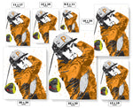 Rickie Fowler Golf Art Poster