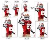 George Kittle San Francisco 49ers Football Art Poster