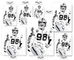 Maxx Crosby Las Vegas Raiders Football Art Poster