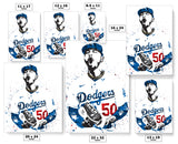 Mookie Betts Los Angeles Dodgers Baseball Art Poster