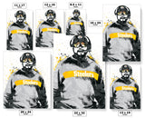 Mike Tomlin Pittsburgh Steelers Football Art Poster