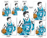 LaMelo Ball Charlotte Hornets Basketball Art Poster