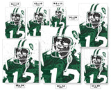 Joe Namath New York Jets Football Art Poster