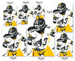 Troy Polamalu Pittsburgh Steelers Football Art Poster