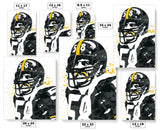 Jack Lambert Pittsburgh Steelers Football Art Poster