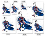 Luis Suarez FC Barcelona Soccer Futbol Art Poster