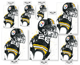 Rod Woodson Pittsburgh Steelers Football Art Poster