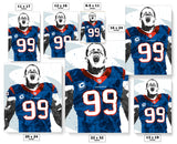 JJ Watt Houston Texans Football Art Poster