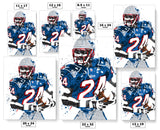 Ty Law New England Patriots Football Art Poster