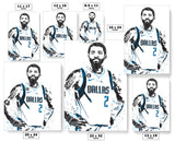 Kyrie Irving Dallas Mavericks Basketball Art Poster