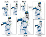 Randy Johnson Seattle Mariners Baseball Art Poster