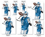 Matt Stafford Detroit Lions Football Art Poster