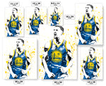 Klay Thompson Golden State Warriors Basketball Art Poster