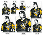 Mario Lemieux Pittsburgh Penguins Hockey Art Poster