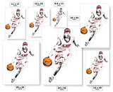 Allen Iverson Philadelphia 76ers Basketball Art Poster