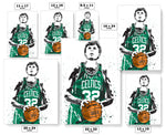 Kevin McHale Boston Celtics Basketball Art Poster