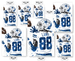 CeeDee Lamb Dallas Cowboys Football Art Poster