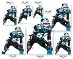 Luke Kuechly Carolina Panthers Football Art Poster