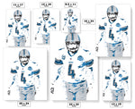 Jason Hanson Detroit Lions Football Art Poster