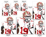 Deebo Samuel San Francisco 49ers Football Art Poster