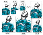 Julio Rodríguez Seattle Mariners Baseball Art Poster