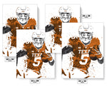 Bijon Robinson Texas Longhorns NCAA College Art Poster