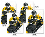 Patrice Bergeron Boston Bruins Hockey Art Poster