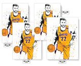 Luka Doncic Los Angeles Lakers Basketball Art Poster