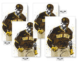 Manny Machado San Diego Padres Baseball Art Poster