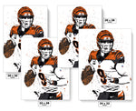 Joe Burrow Cincinnati Bengals Football Art Poster