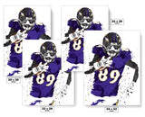 Mark Andrews Baltimore Ravens Football Art Poster