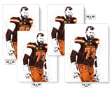 Joe Thomas Cleveland Browns Football Art Poster