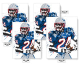 Ty Law New England Patriots Football Art Poster