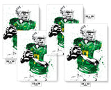 Marcus Mariota Oregon Ducks NCAA College Art Poster